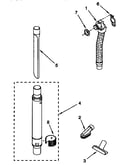 Hose and attachment parts