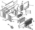 Kenmore 1068791283 cabinet parts diagram