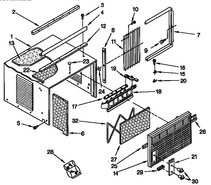Cabinet parts