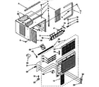 Kenmore 1069741090 cabinet parts diagram