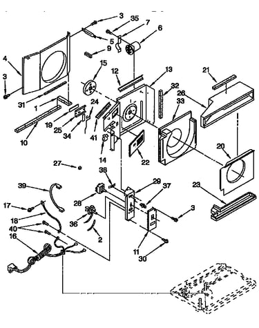 Air flow and control parts