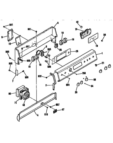 Backguard section