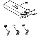 Kenmore 9119563992 wire harness and components diagram