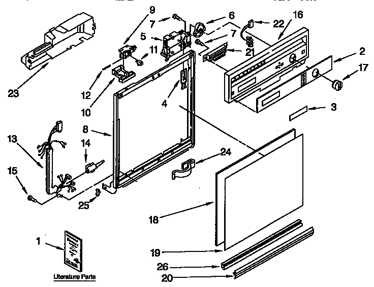 Frame and console parts