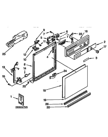 Frame and console parts