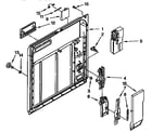 Kenmore 6651675592 inner door parts diagram