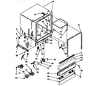 Kenmore 6651675592 tub assembly parts diagram