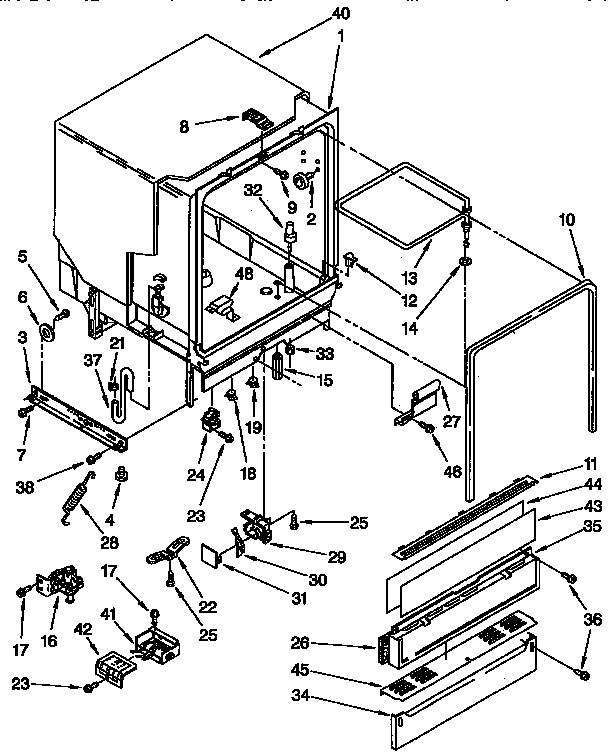 Tub assembly parts