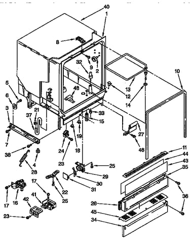 Tub assembly parts