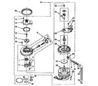 Kenmore 6651675592 pump and motor parts diagram