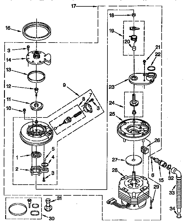 Pump and motor parts