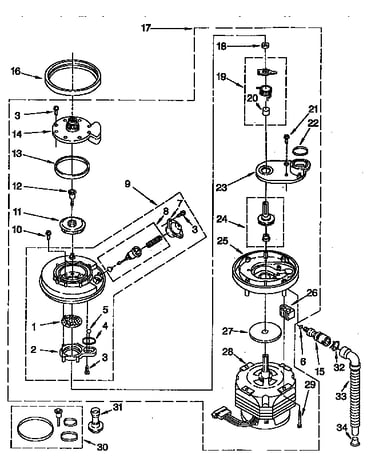 Pump and motor parts
