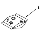 Kenmore 6651675592 micellaneous parts diagram