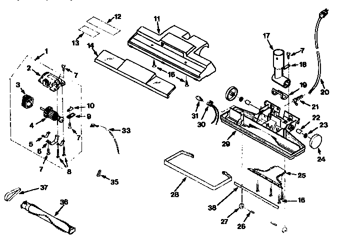 Sears dry power nozzle