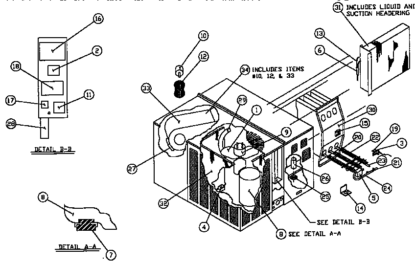 Rooftop package, gas
