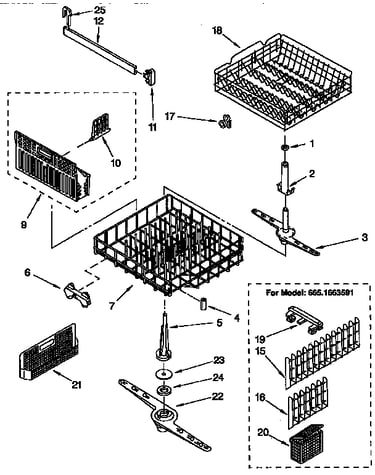 Dishrack parts