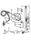 Hose and attachment parts