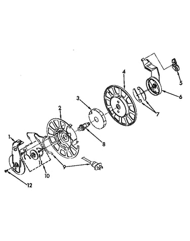 Power cord reel parts