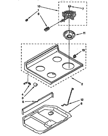 Cooktop parts
