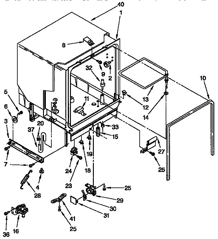 TUB ASSEMBLY PARTS