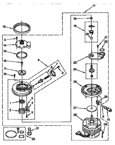 Pump and motor parts