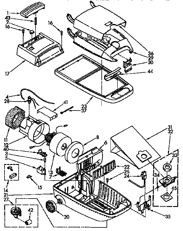 Vacuum cleaner parts