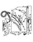 Hose and attachment parts