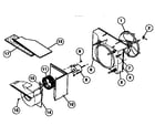 Kenmore 2538791292-AC air system handling parts diagram
