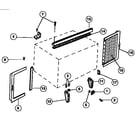 Kenmore 2538791292-AC window mounting parts diagram