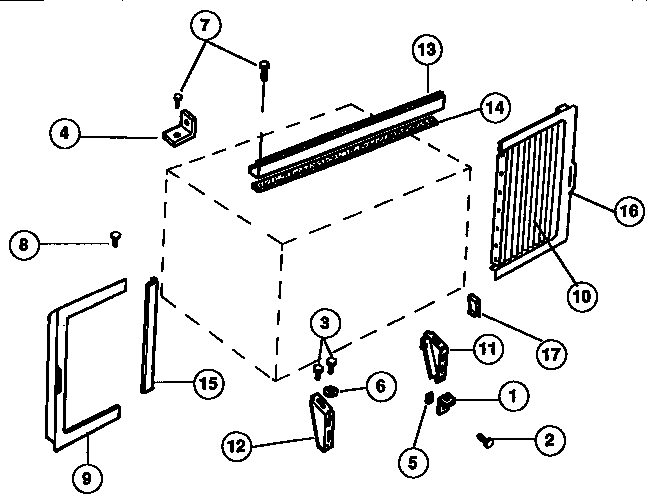Window mounting parts