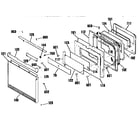 Kenmore 9114842593 door section diagram