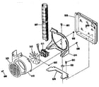 Kenmore 9114553590 blower section diagram