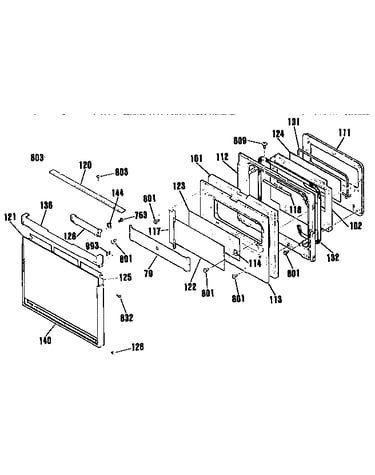 Oven door