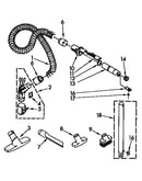 Hose and attachment parts