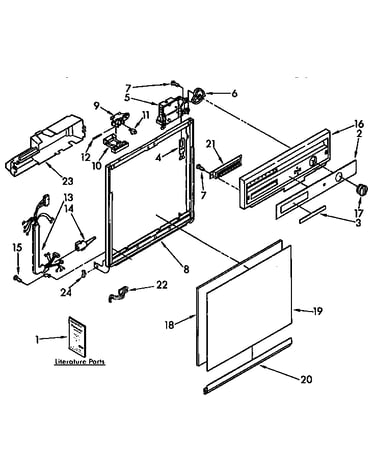Frame and console parts
