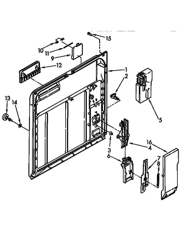 Inner door parts