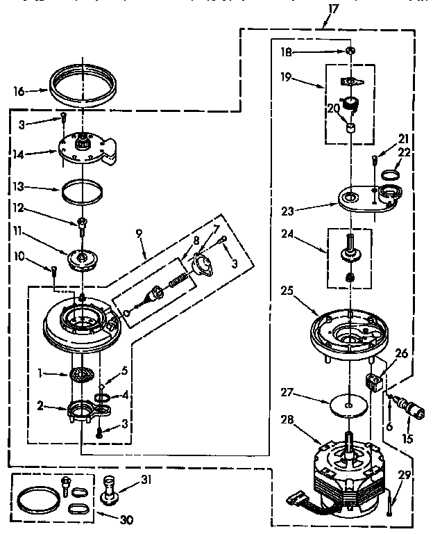 Pump and motor parts