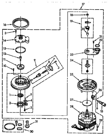Pump and motor parts