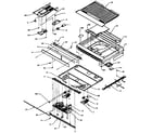 Amana TX21R-P1157605W comparment separator/divider block diagram