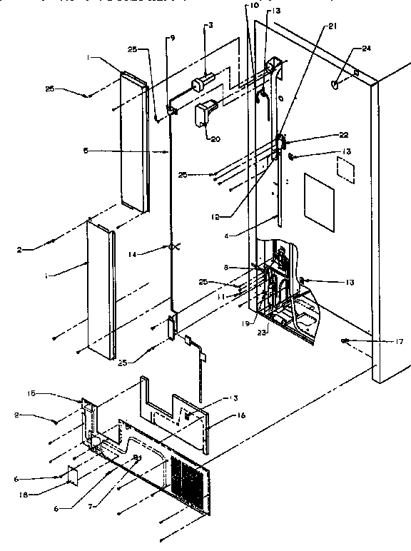 Cabinet water supply and covers