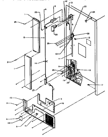 Cabinet water supply and covers