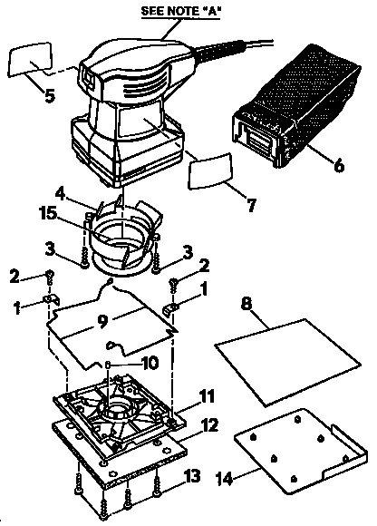 CRAFTSMAN DUSTLESS SANDER