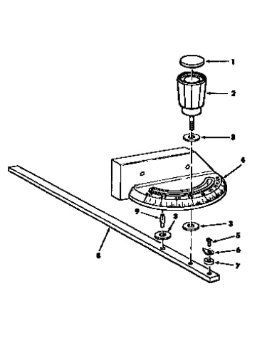 Miter gauge assembly