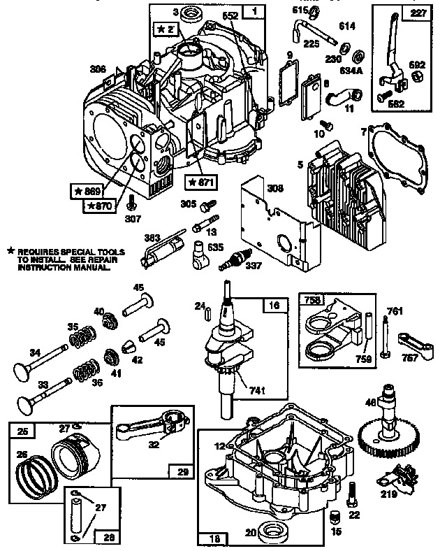 Repair parts