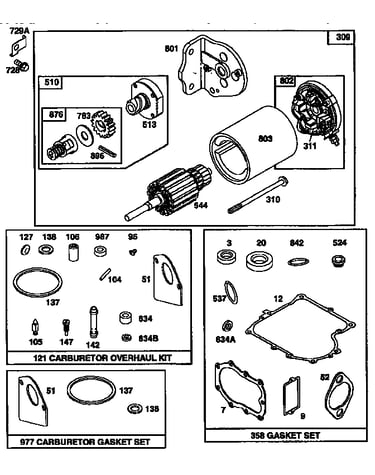 Repair parts