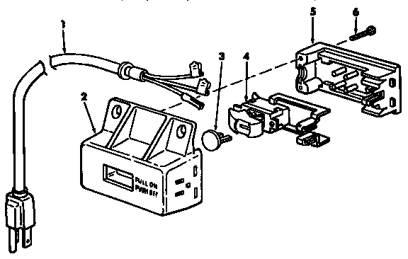 On-off power outlet