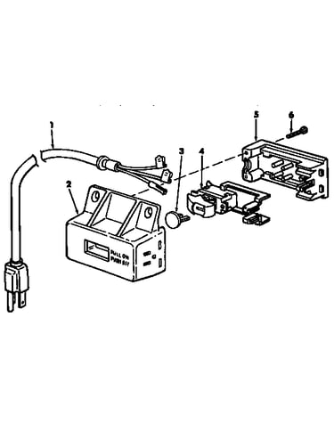 On-off power outlet