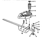 Craftsman 113298722 miter gauge assembly diagram