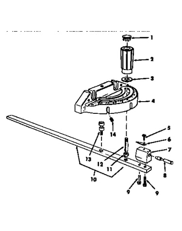 Miter gauge assembly