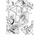 Kenmore 11097520100 cabinet parts diagram